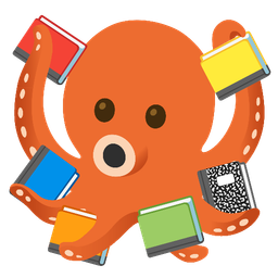 books and octopus