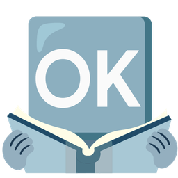 books and OK button