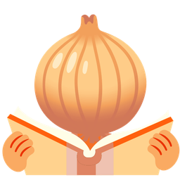 books and onion
