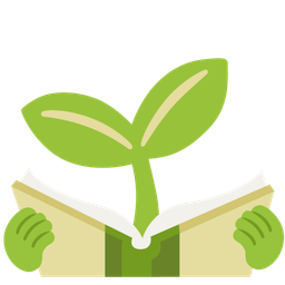 books and seedling