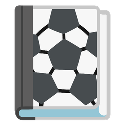 books and soccer ball