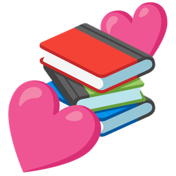 books and two hearts