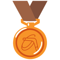 boomerang and 3rd place medal