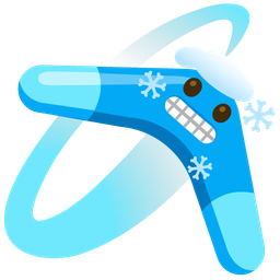 boomerang and cold face