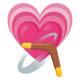 boomerang and growing heart