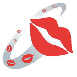 boomerang and kiss mark