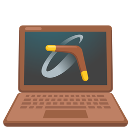 boomerang and laptop