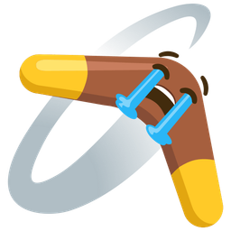 boomerang and loudly crying face