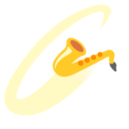 boomerang and saxophone