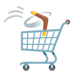 boomerang and shopping cart