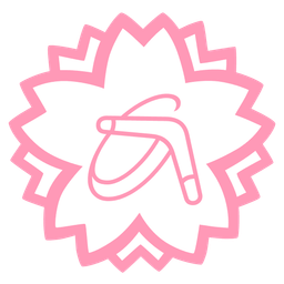 boomerang and white flower