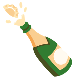 Bottle with popping cork and Dumpling