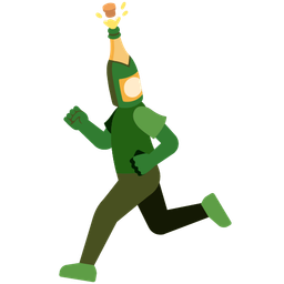 Bottle with popping cork and Running shoe