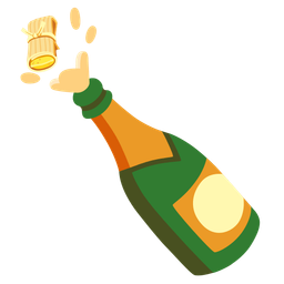 Bottle with popping cork and Tamale
