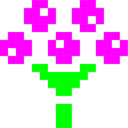 bouquet and alien monster