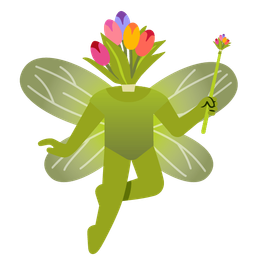 bouquet and butterfly