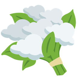 bouquet and cloud