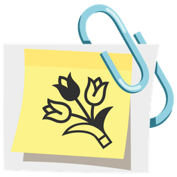 bouquet and linked paperclips