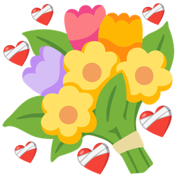 bouquet and mending heart