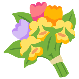 bouquet and see-no-evil monkey