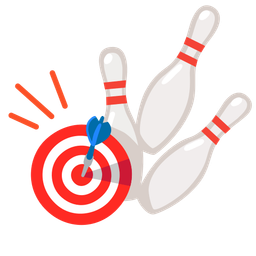 bow and arrow and bowling