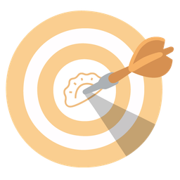 bow and arrow and dumpling