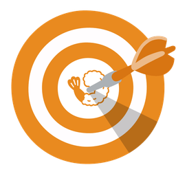 bow and arrow and fried shrimp