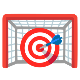 bow and arrow and goal net