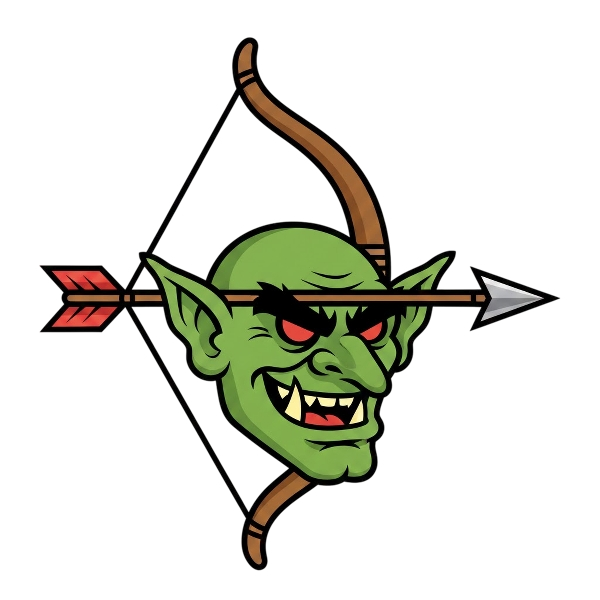 Bow and arrow and Goblin