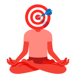 bow and arrow and lotus