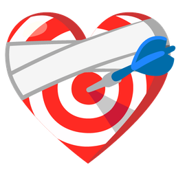 bow and arrow and mending heart