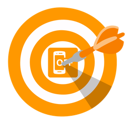 bow and arrow and mobile phone off