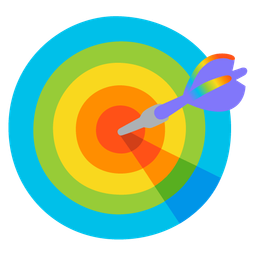 bow and arrow and rainbow