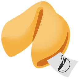 bowl with spoon and fortune cookie