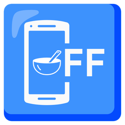 bowl with spoon and mobile phone off