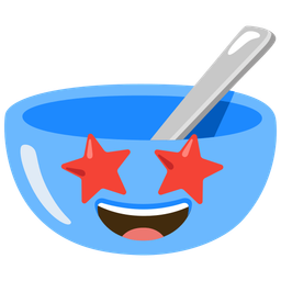 Bowl with spoon and Star-struck