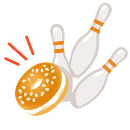 bowling and bagel