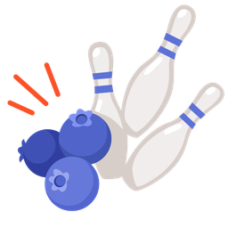 bowling and blueberries