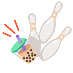 bowling and bubble tea