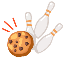 bowling and cookie