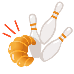 bowling and croissant