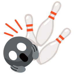 bowling and face screaming in fear