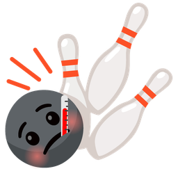 bowling and face with thermometer