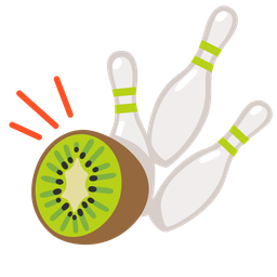 bowling and kiwi fruit