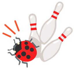 bowling and lady beetle