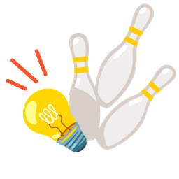 bowling and light bulb