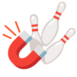 bowling and magnet