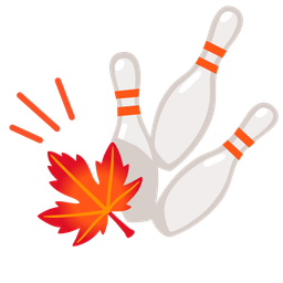bowling and maple leaf