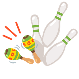 bowling and maracas