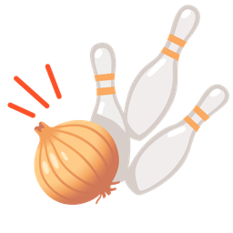bowling and onion